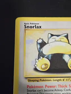 Pokemon TCG Base Set 2 Snorlax 30/130 Rare - Non-Holo - LP - Image 4