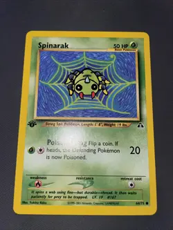 SPINARAK MIMIGAL COMMUNE - POKEMON 64/75 NEO DISCOVERY 1 ST PROCHE DU NEUF/NM - Image 1