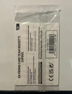 (SEALED) Team Rocket's Zapdos 070/182 Pokemon Destined Rivals GameStop Promo NM - Image 3