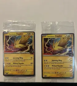 (SEALED) Team Rocket's Zapdos 070/182 Pokemon Destined Rivals GameStop Promo NM - Image 4