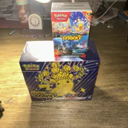 x2! *SEALED* Pokemon TCG ~ Surging Sparks ETB Elite Trainer Box & Booster Bundle - Image 1