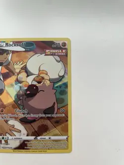 Pokemon TCG Rockruff TG07/TG30 Sword & Shield Silver Tempest Trainer Gallery NM - Image 2