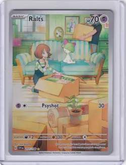 Pokemon TCG: Scarlet & Violet Ralts 211/198 Illustration Rare - Near Mint - Image 1