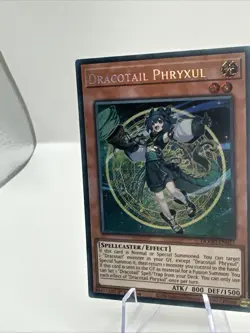 Yu Gi Oh Doom of Dimensions Dracotail Phryxul 1st ED NM Secret Rare DOOD-EN023 - Image 2