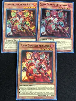 YUGIOH SUPER QUANTUM RED LAYER OP14-EN006 SUPER X3 (NM) - Image 1