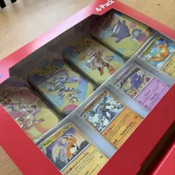 Pokemon 4 Mini Tins + 4 Promo Cards Bundle 1- 151 SAMS CLUB EXCLUSIVE - LOT 2 - Image 3