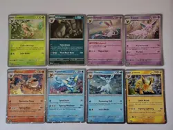 Pokemon Prismatic Evolutions Costco Mini Tins Cosmo Promo Cards (8 Cards Total) - Image 1
