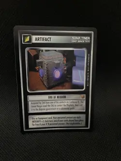 Star Trek CCG 1E Rules of Acquisition ORB OF WISDOM Card NEVER PLAYED - Image 1