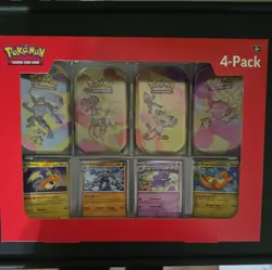 Pokemon TCG: Scarlet & Violet 151 4 Mini Tins + 4 Promo Cards Box Pack Sams Club - Image 1