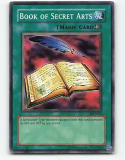 Book of Secret Arts #SDY-021 Yugioh Card - Image 1