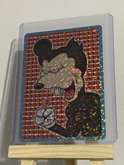 Custom Parody Cards Mickey Art Holo By Mendiolla_ Limited Print Run - Image 1