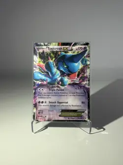 Toxicroak EX 2014 41/106 XY Flashfire Holo Rare Pokemon Trading Card MINT - Image 1