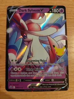 Dark Sylveon V - SWSH134 (Sword & Shield Promo Cards) - Near Mint NM - Promo - Image 1