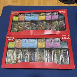 2x Lot Pokemon TCG - Trading Cards 8 Mini-Tins w Promo Cards - Costco Exclusive - Image 1