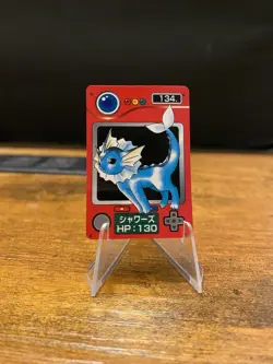 Vaporeon No. 134 Pokemon Pokedex Mini Card Zukan Japanese Nintendo - Image 1