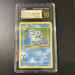 Blastoise 003/034 Trading Card Game Classic Holo CGC Pristine 10 - Image 1