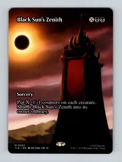 MTG: TLE 22 Black Sun's Zenith (Borderless) Normal NM - Image 1