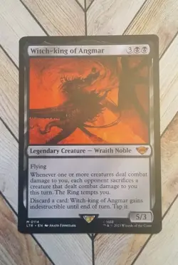 MTG Witch-King of Angmar 0114 LTR Mythic NM Non-Played - Image 1