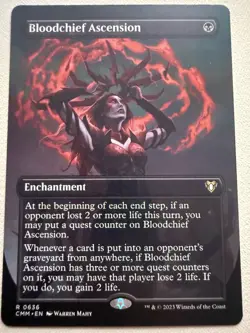 Bloodchief Ascension - MTG NM EDH Drain Combo Enchantment (CMM) - Image 1