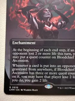 Bloodchief Ascension - MTG NM EDH Drain Combo Enchantment (CMM) - Image 5