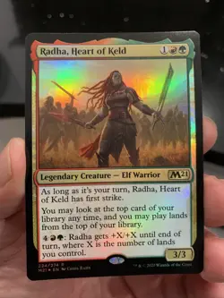 MTG - Radha, Heart of Keld Foil - Core Set 2021 - Image 1