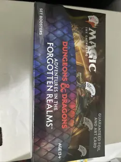 Set Booster Box 30 Ct Adventures in The Forgotten Realms AFR MTG 7/23 - Image 1