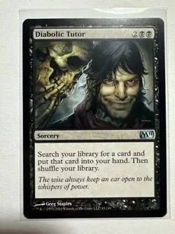 Diabolic Tutor Magic 2011 (M11) #93 Magic the Gathering - Image 1