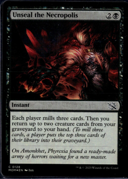 Unseal the Necropolis - 128 - Foil - MOM - NM - MTG Magic the Gathering - Image 1