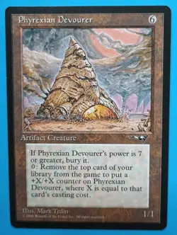 Magic the Gathering MTG Alliances PHYREXIAN DEVOURER LP/EX RARE 1996 VINTAGE1 - Image 1