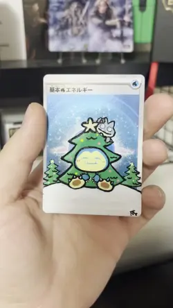 Snorlax and Munchlax Christmas! Hand painted Energy! Pokemon Custom Alter - Image 2