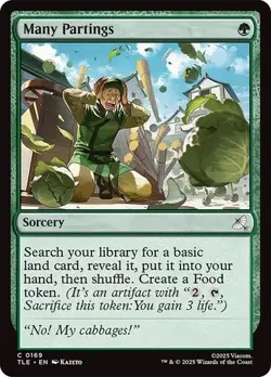 Many Partings Magic the Gathering MTG Avatar: the Last Airbender TLE - Image 1