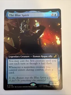 The Blue Spirit - Ex Art - Foil - NM - (178) MTG Avatar: The Last Airbender - Image 1