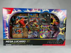 Pokemon TCG Mega Lucario ex Premium Figure Collection Box Factory Sealed IN HAND - Image 1