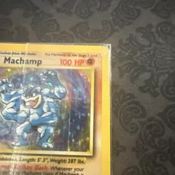 Pokemon TCG Machamp Base Set 8/102 Holo 1st Edition Holo Rare Sealed - Image 4