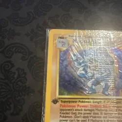 Pokemon TCG Machamp Base Set 8/102 Holo 1st Edition Holo Rare Sealed - Image 5