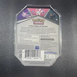 Pokemon Cards TCG Espeon V Heroes Tin Brand New Sealed Pokemon 4 Booster Packs - Image 2