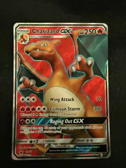 Charizard GX SM60 Pokemon TCG Black Star Promo Full Art Ultra Rare lp - Image 1