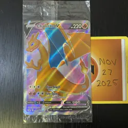 CHARIZARD V SWSH050 Black Star Promo - Champions Path ETB Pokemon TCG - SEALED - Image 1