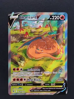 Charizard V SWSH260 Sword & Shield Black Star Promo Pokemon TCG LP - Image 1