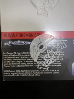 Pokemon TCG Mega Evolution Mini Portfolio w/Booster 12x Box - Sealed /New - Image 2