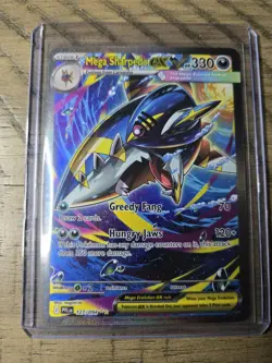 Mega Sharkpedo Ex 127/094 Pokemon Phantasmal Flames - Image 1
