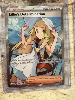 Pokemon Mega Evolution Lillie’s Determination #169 & Wally’s Compassion #186 SIR - Image 2