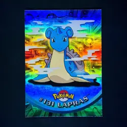 Topps Pokemon TV Animation Edition Series 3 Rainbow Holo Foil #131 Lapras - Image 1