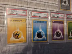 Pokemon TCG 1999 Shadowless Base Set Energies Master Set 1st Edition PSA 10 - Image 4