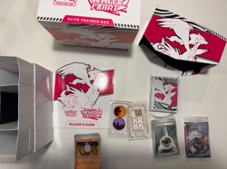 Opened POKEMON TCG White Flare Elite Trainer ETB + Opened booster packs - Image 1