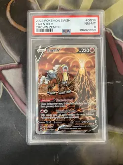 Entei V GG36/GG70 Crown Zenith: Galarian Gallery Holo for sale online - Image 1