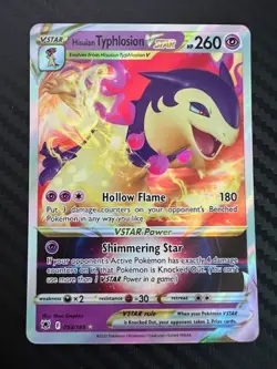 Pokemon TCG SWSH Astral Radiance Hisuian Typhlosion VSTAR 054/189 NM - Image 1