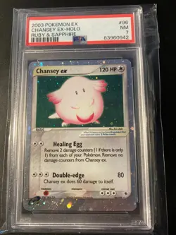 PSA 7 chansey ex holo ruby sapphire 2003 Pokemon - Image 1