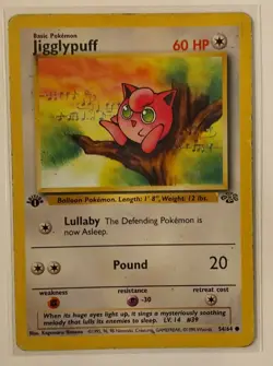 Jigglypuff / 1st Edition / Fossil / Pokemon TCG / 54/64 - Image 1