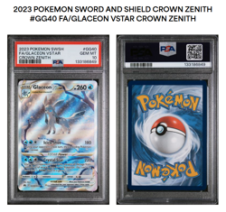 PSA 10 Glaceon Vstar GG40/GG70 Pokemon Crown Zenith Galarian Gallery Holo - Image 2